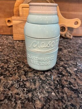 Mason Ceramic Jar - measuring cups